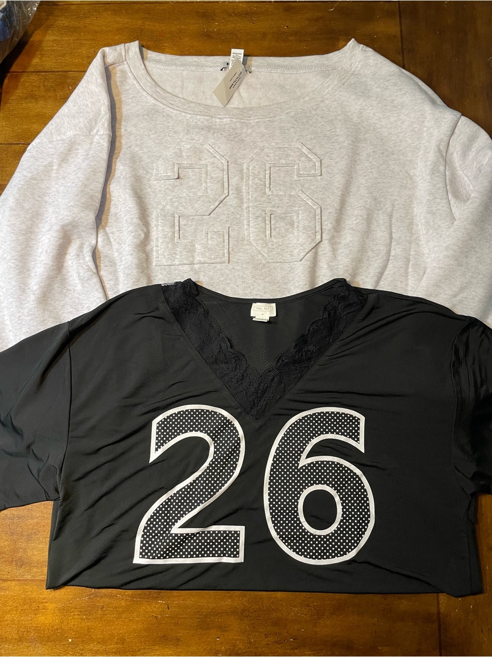 NEW #26 sweatshirt and fancy jersey